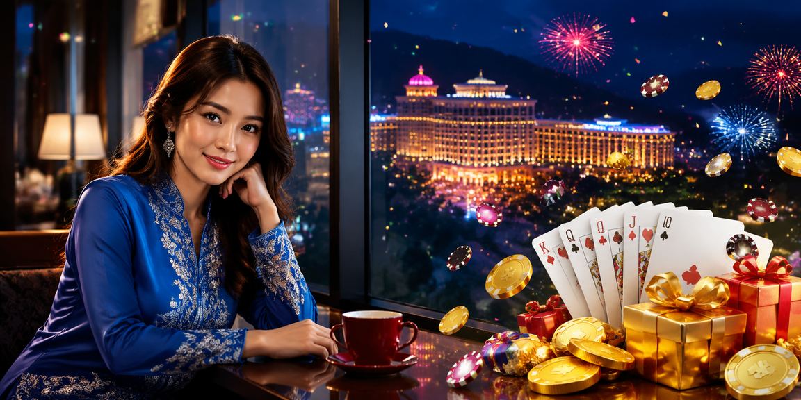 Pemain baju kurung Genting Highlands bermain permainan kad dan slot jackpot 13600