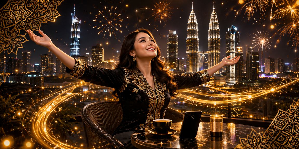 Pemain Kuala Lumpur menggunakan telefon bimbit untuk bermain kasino dalam talian di 13600